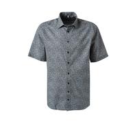 OLYMP Kurzarmhemd Herren Comfort Fit Kurzarm Baumwolle blau, 40