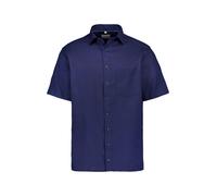 OLYMP Herren Oberhemd Kurzarm 104612,Einfarbig,466 Comfort Fit 20,New Kent,Marine 18,44