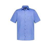 OLYMP Kurzarmhemd Herren Comfort Fit Kurzarm Baumwolle blau, 46