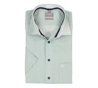 OLYMP Kurzarmhemd Herren Comfort Fit Kurzarm Baumwolle grün, 41