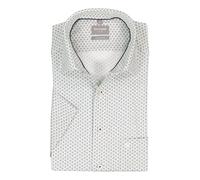 OLYMP Kurzarmhemd Herren Comfort Fit Kurzarm Baumwolle grün, 41