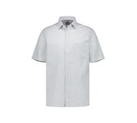 Kurzarmhemd OLYMP "Luxor", Herren, Gr. 43, N-Gr, grün, Web, Obermaterial: 100% Baumwolle, comfort fit normal, Hemden, Businesshemd, comfort fit, New-Kentkragen (11123023-43) grün