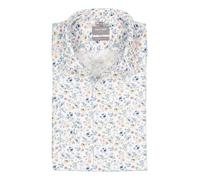 OLYMP Kurzarmhemd Herren Comfort Fit Kurzarm Baumwolle mehrfarbig, 43