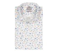 OLYMP Kurzarmhemd Herren Comfort Fit Kurzarm Baumwolle mehrfarbig, 44