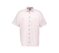 OLYMP Kurzarmhemd Herren Comfort Fit Kurzarm Baumwolle rosa, 41