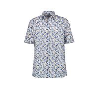 OLYMP Kurzarmhemd Herren Comfort Fit Kurzarm Baumwolle weiß, 43