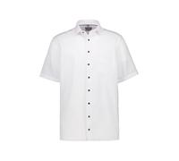 OLYMP Kurzarmhemd Herren Comfort Fit Kurzarm Baumwolle weiß, 48