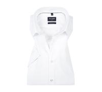 OLYMP Kurzarmhemd Herren Extra Slim Fit Kurzarm Baumwoll-Stretch weiß, 38