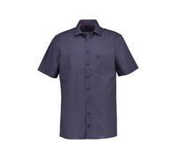 OLYMP Kurzarmhemd Herren Kurzarm Baumwolle blau, 40
