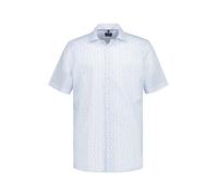 OLYMP Kurzarmhemd Herren Slim Fit Kurzarm Baumwolle blau, 40