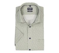 OLYMP Kurzarmhemd Herren Kurzarm Baumwolle grün, 41