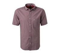 OLYMP Kurzarmhemd Herren Regular Fit Kurzarm Baumwolle rot, S