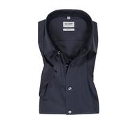 Kurzarmhemd OLYMP "Level Five body fit" Gr. 37, N-Gr, blau (marine) Herren Hemden (98587422-37) marine