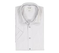 OLYMP Kurzarmhemd Herren Slim Fit Kurzarm Baumwoll-Stretch blau, 39