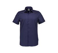 OLYMP Kurzarmhemd Herren Slim Fit Kurzarm Baumwoll-Stretch blau, 40