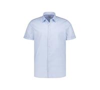 OLYMP Kurzarmhemd Herren Slim Fit Kurzarm Baumwoll-Stretch blau, 42