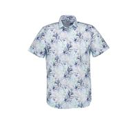 OLYMP Kurzarmhemd Herren Slim Fit Kurzarm Baumwolle blau, 42