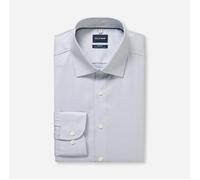 OLYMP Businesshemd Level Five body fit Herren Gr. 43 silbergrau 97% Baumwolle 3% Elastolefin