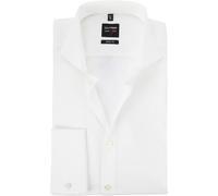 OLYMP Level 5 Five Body Fit Hemd Off-White - Größe 46 Wollweiß 46