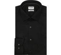 Businesshemd OLYMP "Level Five body fit", Herren, Gr. 38, N-Gr, schwarz, Web, Obermaterial: 97% Baumwolle, 3% Elastolefin, 2-Knopf-Manschette, Hemden, schlichtes Design (33823459-38) schwarz