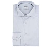 OLYMP Level 5 Hemd Twill Silver - Größe 37 Grau 37