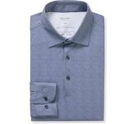 OLYMP Level Five 24/Seven, atmungsaktives Stretch Hemd aus Jersey, body fit, Blau, Kent, 41 (2120141841)