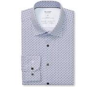 OLYMP Hemden Herren Slim Fit Langarm Jersey blau, 40