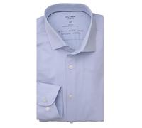 OLYMP Level Five 24/Seven Body fit Hemd Langarm Stretch hellblau