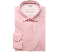 OLYMP Level Five 24/Seven Body Fit Jerseyhemd hellrose, Bedruckt