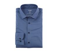 OLYMP Hemden Herren Slim Fit Langarm Jersey blau, 39