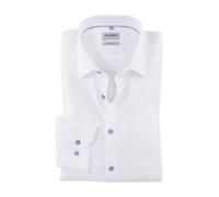 OLYMP Herren Businesshemd Langarm Level.Five.Body.fit,Einfarbig,Body fit,New York Kent-2,Rauchblau 13,40