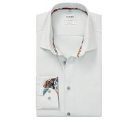 OLYMP Hemd Herren Slim Fit Extra langer Arm Baumwoll-Stretch grün, 40