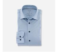 OLYMP LEVEL FIVE BODY FIT FLEX JERSEY LANGARM HEMD HELLBLAU - 42 - L