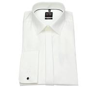 OLYMP Level Five Body fit Galahemd extra Langer Arm Popeline beige