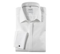 OLYMP Level Five Body fit Galahemd extra Langer Arm Popeline beige