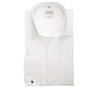 OLYMP Level Five Body fit Galahemd Langarm Blickdicht Twill beige