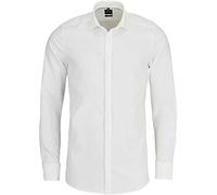 OLYMP Level Five Hemd mit Umschlagmanschetten Herren Slim Fit Baumwolle ecru Kent, 41