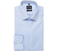 OLYMP Level Five Body Fit Hemd bleu, Einfarbig