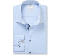 OLYMP Level Five Body Fit Hemd bleu, Faux-uni