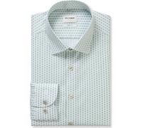 OLYMP Hemd Level Five Body Fit, bedruckt, grün