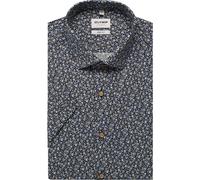 OLYMP Level Five Body Fit Hemd Kurzarm marine