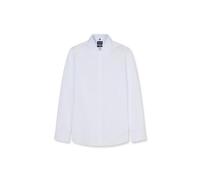 OLYMP Level Five Body fit Hemd Langarm Twill Stretch weiß