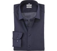 OLYMP Level Five Body Fit Hemd nachtblau, Faux-uni
