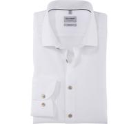 OLYMP Level Five Body Fit Hemd weiss, Faux-uni