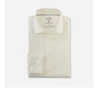 OLYMP LEVEL FIVE BODY FIT TWILL LANGARM HEMD HELLBEIGE - 41 - L