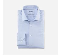 OLYMP LEVEL FIVE BODY FIT TWILL LANGARM HEMD HELLBLAU - 37 - S