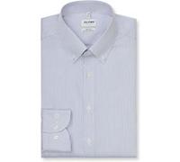 OLYMP Level Five, Business Hemd, Body Fit, Blau, Streifen, Button-down, 38 (2028141138)