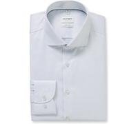 OLYMP Level 5 Hemd Twill Silver - Größe 38 Grau 38
