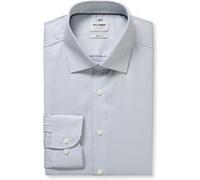 OLYMP Level Five Body Fit Hemd silbergrau, Faux-uni