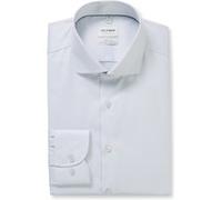 OLYMP Hemd Level Five Body-Fit Royal Kent silbergrau Gr. 39 100% Baumwolle